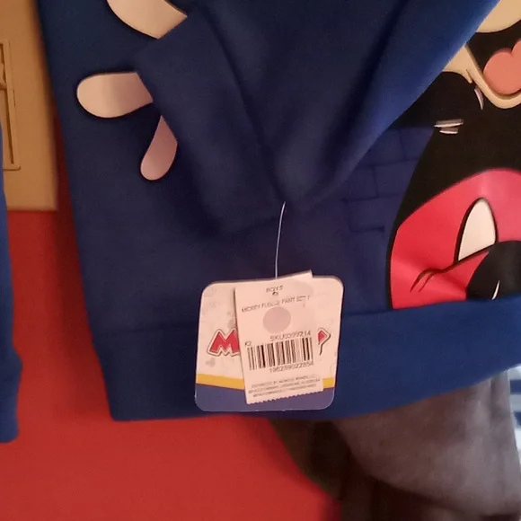 Children's Disney Mickey Mouse 2 pcs sweat outfit size 7 brand new - Picture 2 of 5
